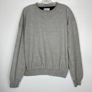 Vintage Champion Eco Grey Crewneck Sweatshirt Size Large